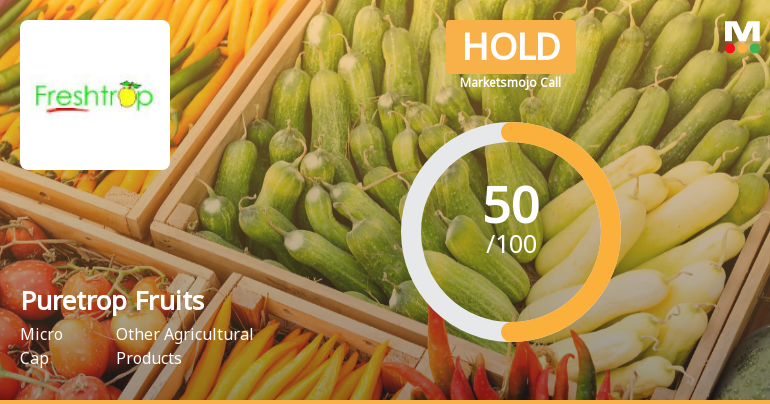 Puretrop Fruits Ltd Upgraded to Hold on Technical Improvements and Financial Stability
