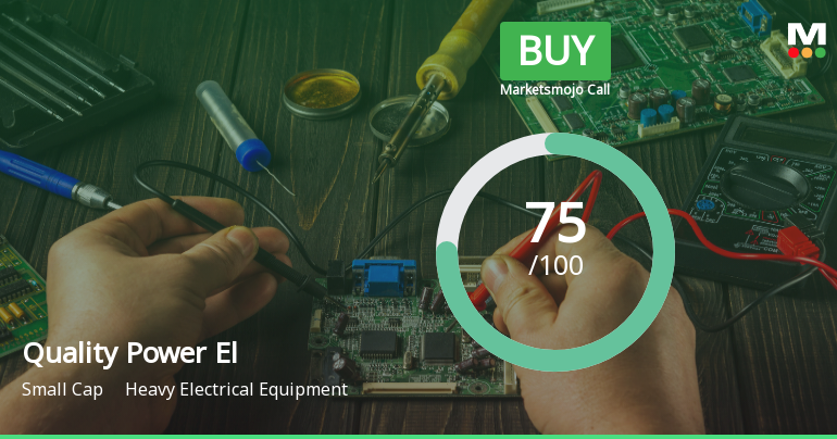 Quality Power Electrical Equipments Ltd Upgraded to Buy on Strong Financial and Technical Signals