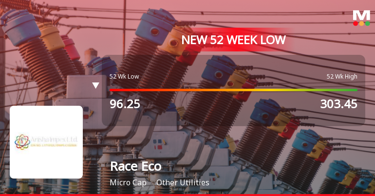 Five Consecutive Losses Push Race Eco Chain Ltd to a New 52-Week Low