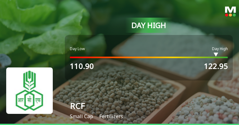 Rashtriya Chemicals & Fertilizers Ltd. Hits Intraday High with 10% Surge