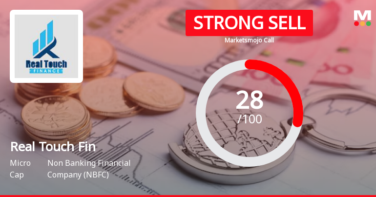 Real Touch Finance Ltd. is Rated Strong Sell
