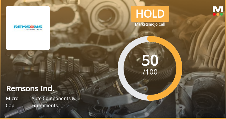 Remsons Industries Ltd is Rated Hold