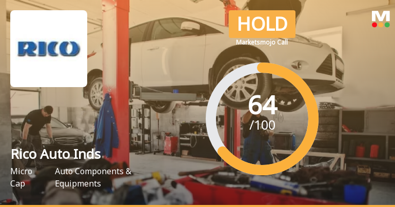 Rico Auto Industries Ltd is Rated Hold