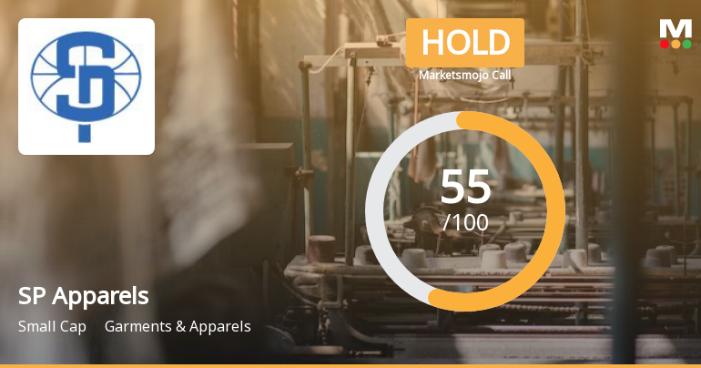 SP Apparels Ltd. is Rated Hold by MarketsMOJO