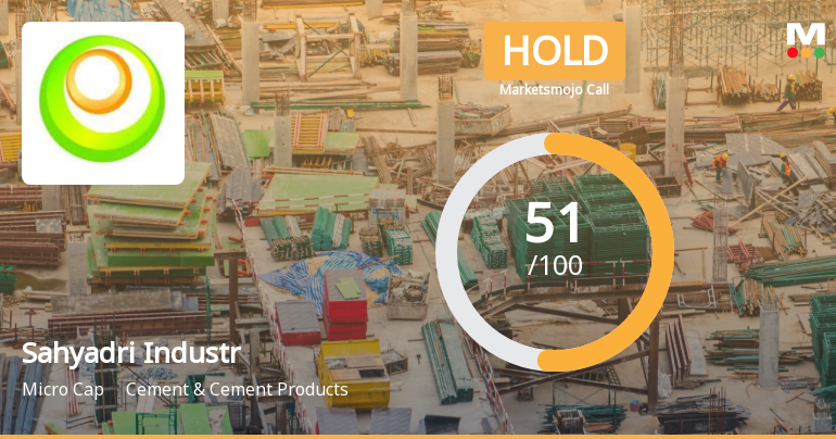 Sahyadri Industries Ltd is Rated Hold by MarketsMOJO
