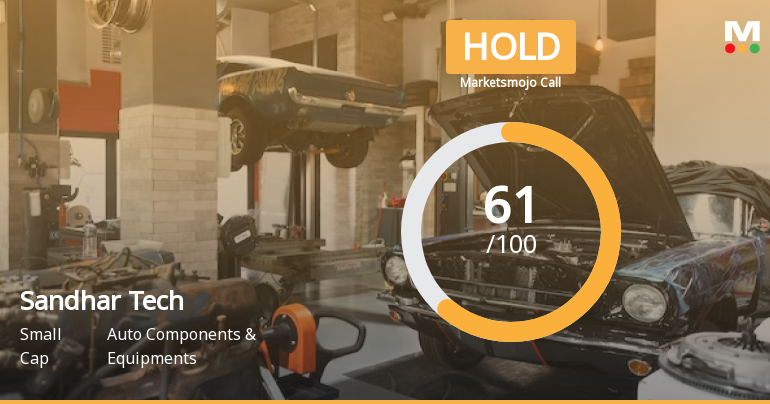 Sandhar Technologies Downgraded to Hold Amid Mixed Technical and Valuation Signals