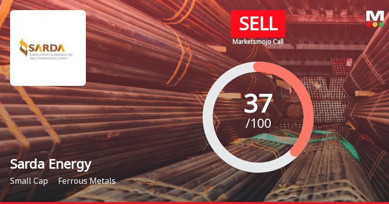 Sarda Energy & Minerals Ltd Downgraded to Sell Amid Mixed Financial and Technical Signals