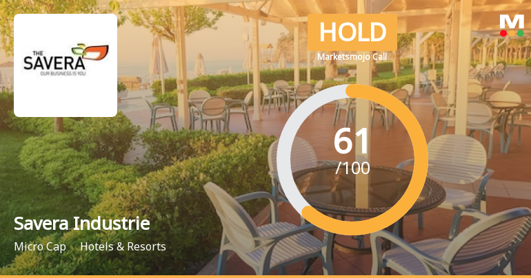 Savera Industries Ltd is Rated Hold by MarketsMOJO