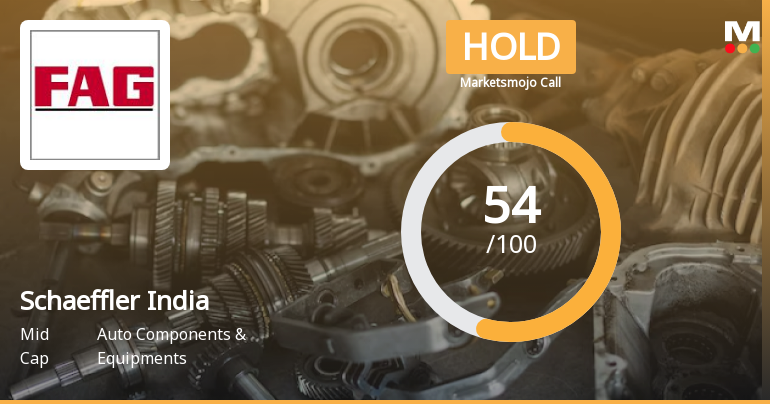 Schaeffler India Ltd Upgraded to Hold on Technical and Financial Improvements