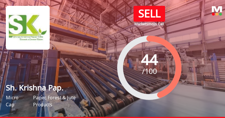 Shree Krishna Paper Mills & Industries Ltd is Rated Sell