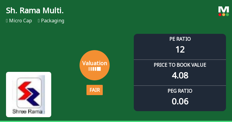 Shree Rama Multi-Tech Ltd Valuation Shifts to Fair, Enhancing Price Attractiveness