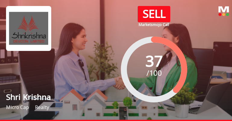 Shri Krishna Devcon Ltd Upgraded to Sell on Technical Improvements Despite Valuation Concerns