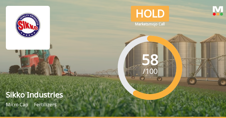 Sikko Industries Ltd is Rated Hold