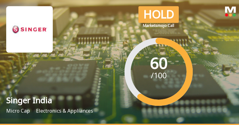 Singer India Ltd Downgraded to Hold Amid Mixed Technical and Financial Signals