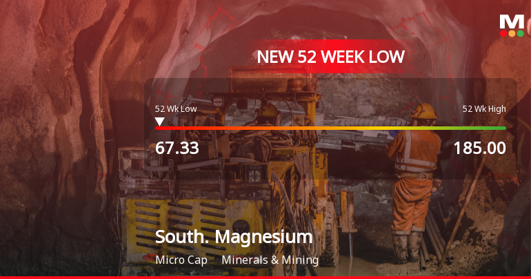 Markets Rally, But Southern Magnesium & Chemicals Ltd Sinks to 52-Week Low in Stock-Specific Sell-Off