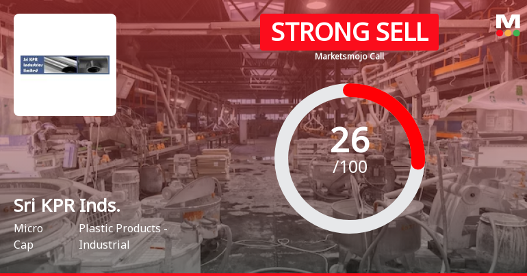 Sri KPR Industries Ltd is Rated Strong Sell