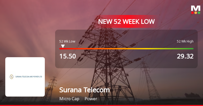 Markets Rally, But Surana Telecom and Power Ltd Sinks to 52-Week Low in Stock-Specific Sell-Off