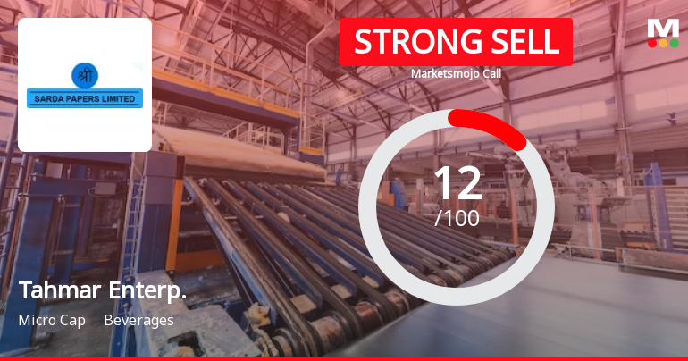 Tahmar Enterprises Ltd is Rated Strong Sell