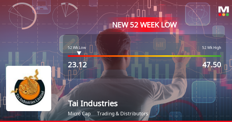 Tai Industries Ltd Falls to 52-Week Low Amid Continued Weakness
