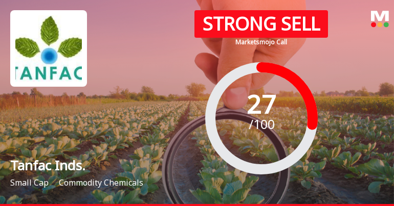 Tanfac Industries Ltd Downgraded to Strong Sell Amid Technical and Financial Weakness