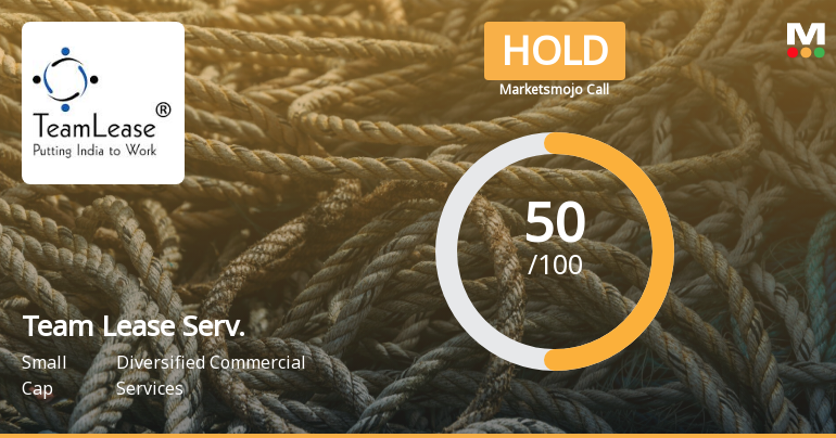 Team Lease Services Ltd is Rated Hold