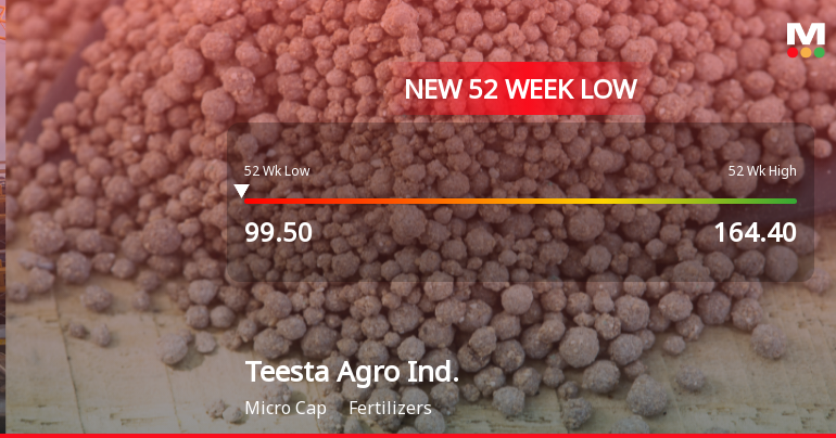 Markets Rally, But Teesta Agro Industries Ltd Sinks to 52-Week Low in Stock-Specific Sell-Off