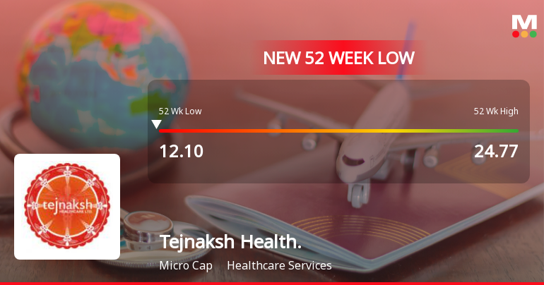 Five Consecutive Losses Push Tejnaksh Healthcare Ltd to a New 52-Week Low