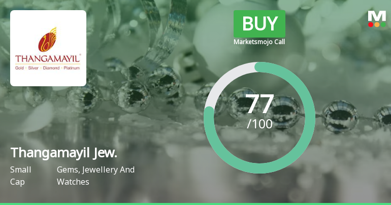 Thangamayil Jewellery Ltd is Rated Buy