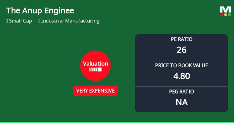 The Anup Engineering Ltd: Valuation Shifts Signal Heightened Price Risk