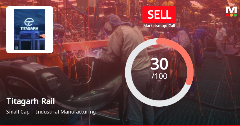 Titagarh Rail Systems Ltd Rating Upgraded to Sell Amid Valuation Reassessment