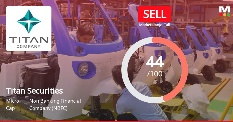 Titan Securities Ltd Upgraded to Sell by MarketsMOJO on Technical Improvements