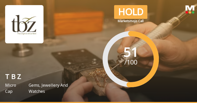 Tribhovandas Bhimji Zaveri Ltd is Rated Hold by MarketsMOJO