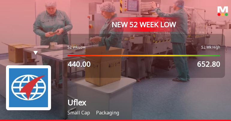 Markets Rally, But Uflex Ltd Sinks to 52-Week Low in Stock-Specific Sell-Off