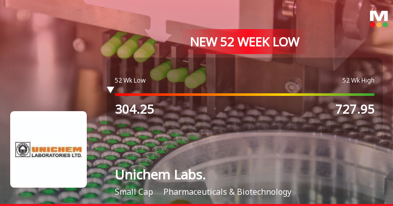 Markets Rally, But Unichem Laboratories Ltd Sinks to 52-Week Low in Stock-Specific Sell-Off