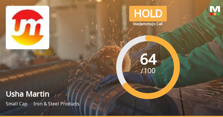 Usha Martin Ltd is Rated Hold