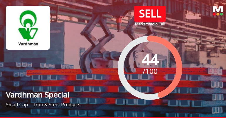 Vardhman Special Steels Ltd is Rated Sell