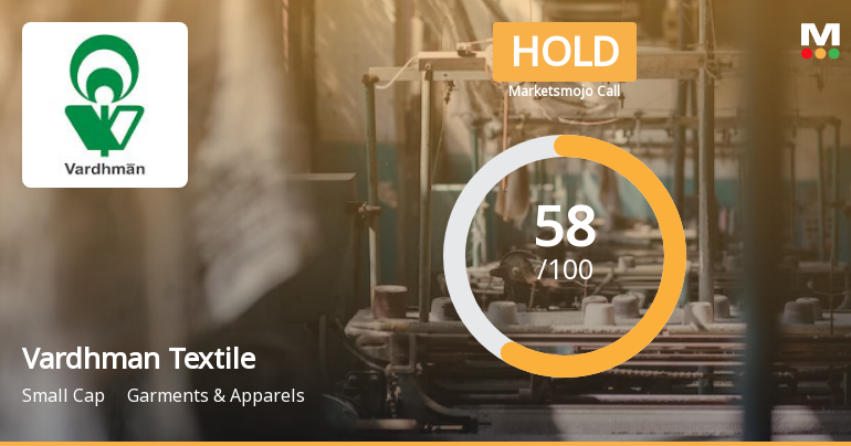 Vardhman Textiles Ltd is Rated Hold by MarketsMOJO
