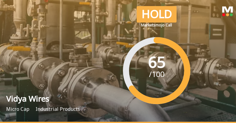 Vidya Wires Ltd is Rated Hold by MarketsMOJO