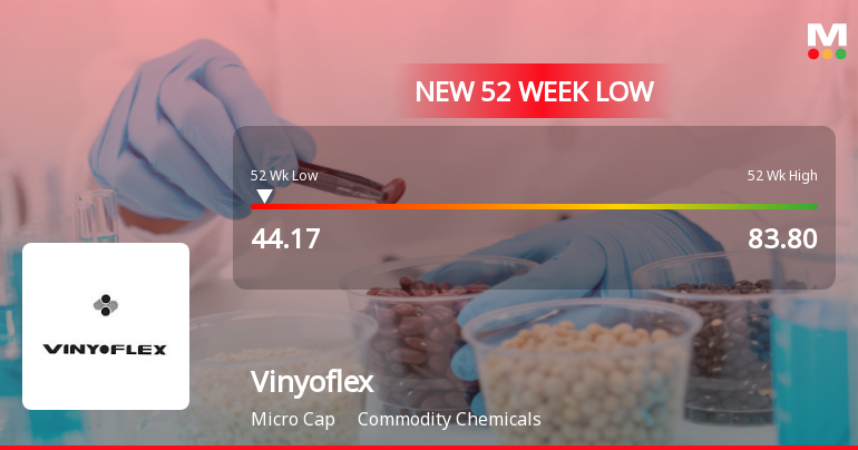 Vinyoflex Ltd Stock Hits 52-Week Low Amid Continued Downtrend