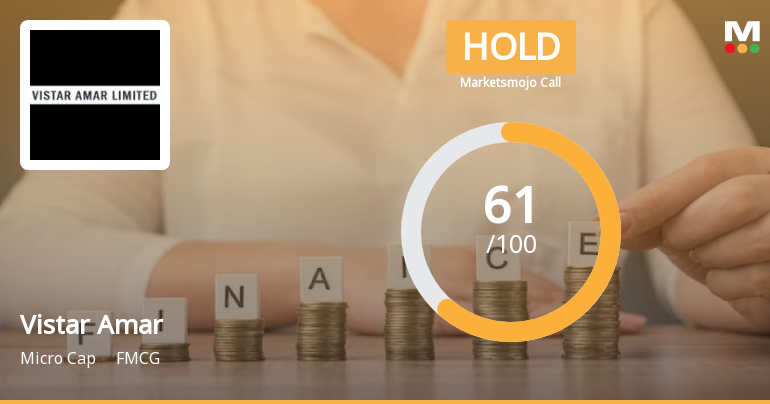 Vistar Amar Ltd is Rated Hold by MarketsMOJO