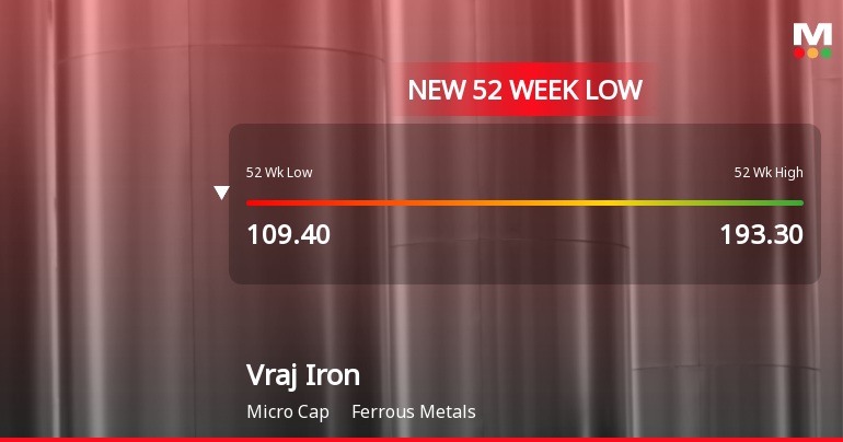 Markets Rally, But Vraj Iron & Steel Ltd Sinks to 52-Week Low in Stock-Specific Sell-Off