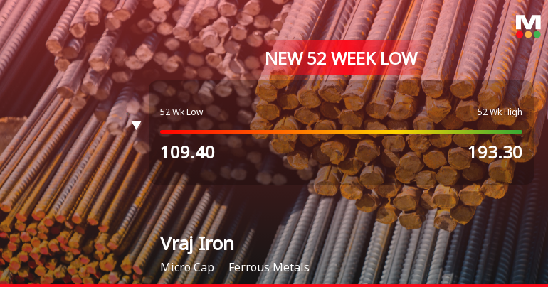 Markets Rally, But Vraj Iron & Steel Ltd Sinks to 52-Week Low in Stock-Specific Sell-Off