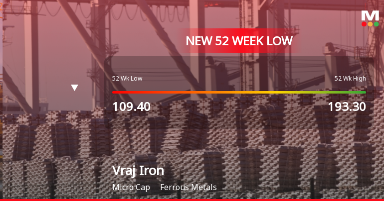Markets Rally, But Vraj Iron & Steel Ltd Sinks to 52-Week Low in Stock-Specific Sell-Off