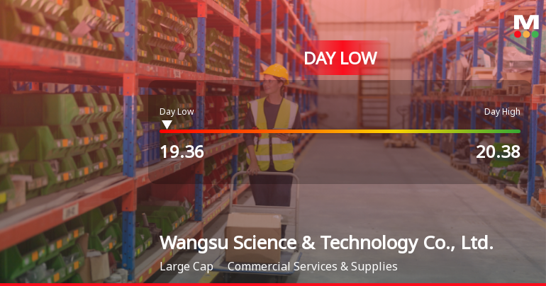 Wangsu Science & Technology Hits Day Low of CNY 19.36 Amid Price Pressure