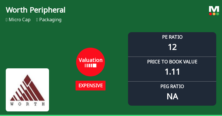 Worth Peripherals Ltd Valuation Shifts Signal Price Attractiveness Decline