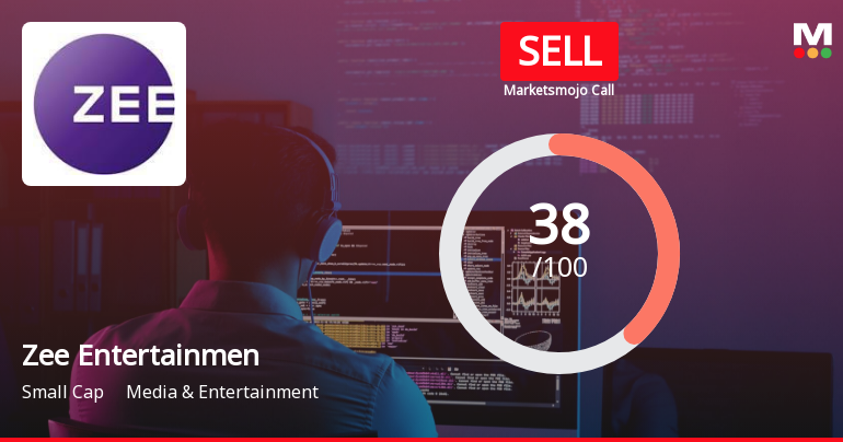 Zee Entertainment Enterprises Ltd is Rated Sell