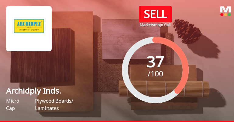 Archidply Industries Ltd is Rated Sell