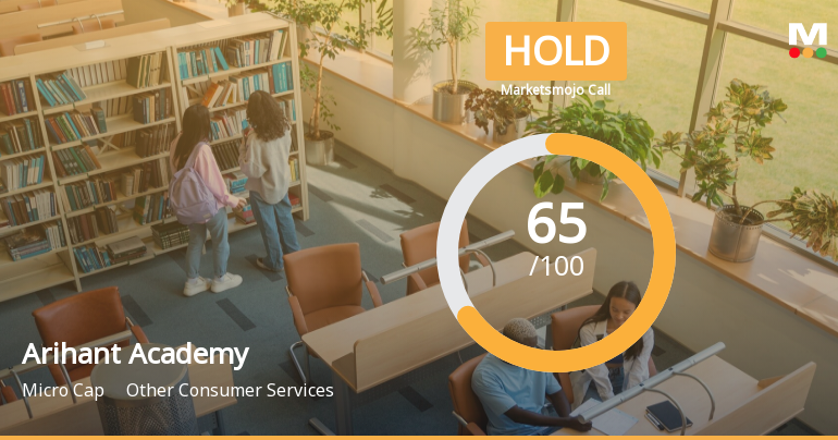 Arihant Academy Ltd is Rated Hold