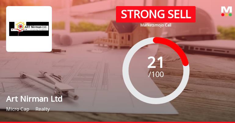 Art Nirman Ltd is Rated Strong Sell