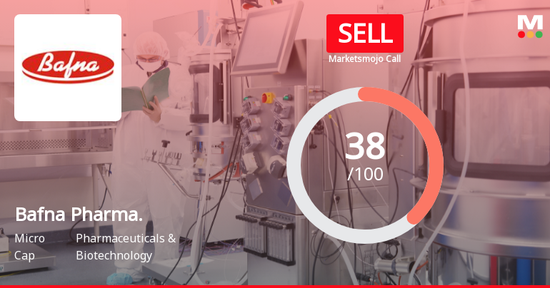 Bafna Pharmaceuticals Ltd Upgraded to Sell on Technical Improvements Despite Expensive Valuation